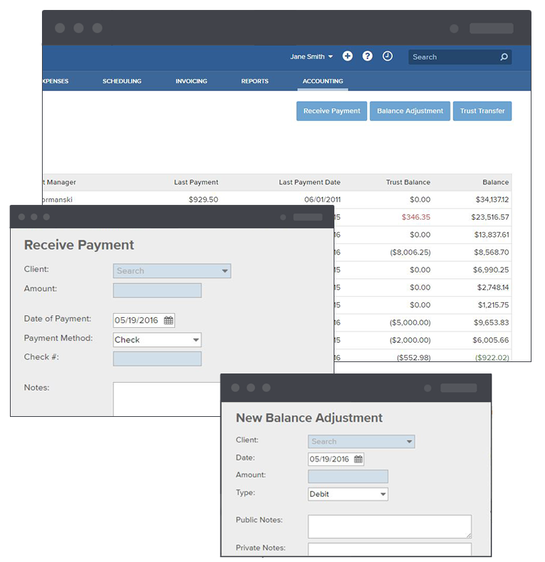 Bill4TIme's quick accounting access and Quickbooks connector