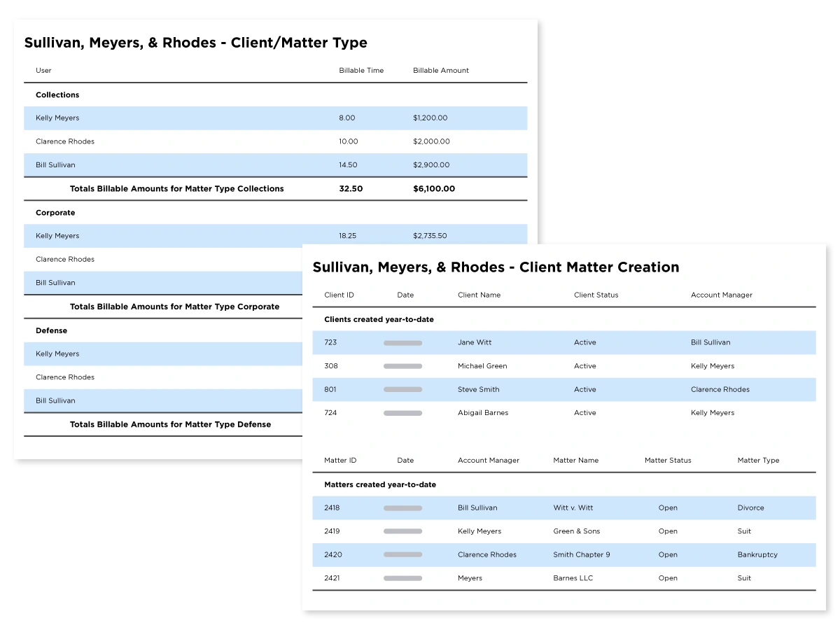Bill4Time CRM - Insights