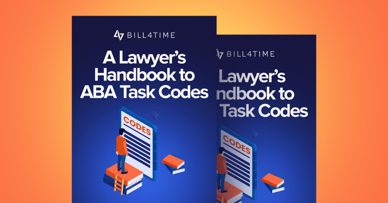 Lawyers studying ABA task codes