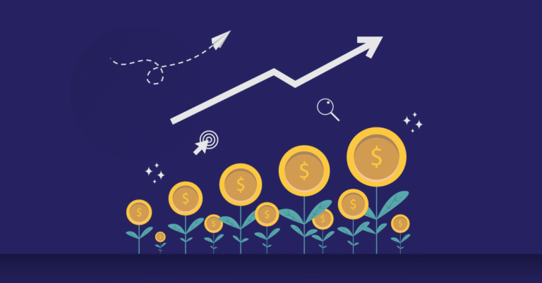 A graph showing an increase in cash flow for law firms that improve their ROI